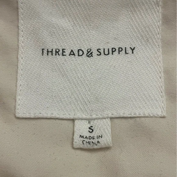 EUC Women’s Thread & Supply Pullover Sweater in Ivory Leopard Size Small. - Picture 8 of 9